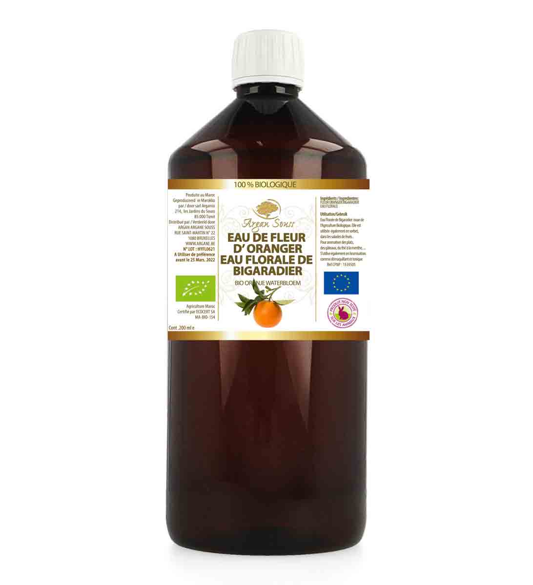 Hydrolat de Fleur d' Oranger Bio