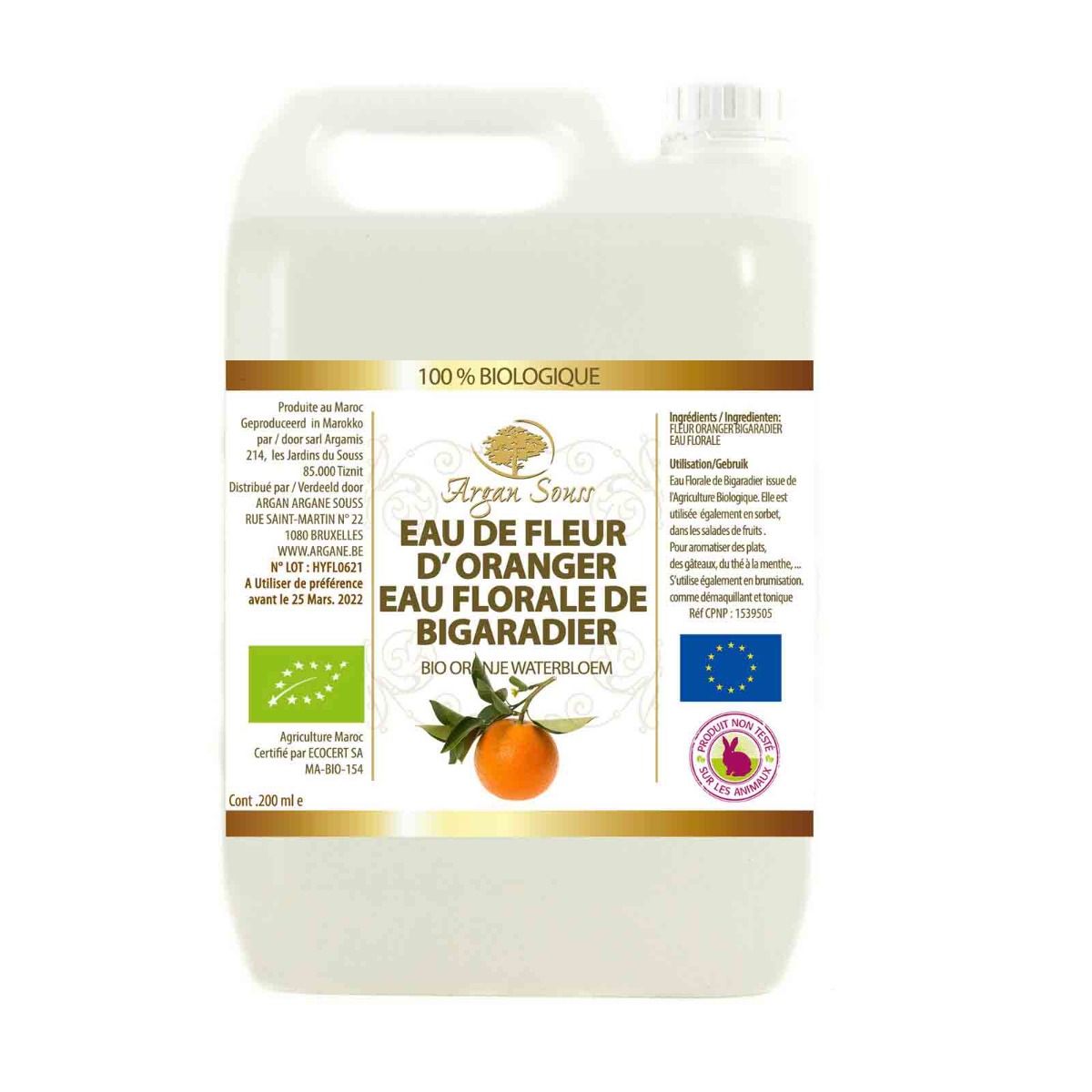 Hydrolat de Fleur d' Oranger Bio