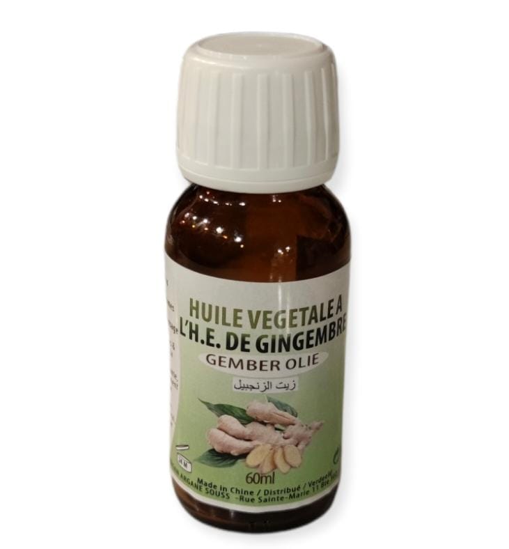 Huile Végétale à l'H.E de Gingembre 60 ml